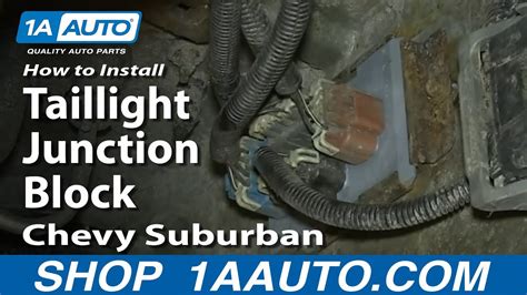 chevy tahoe rear light junction box|How to Replace Tail Light Combination Junction Block 1999.